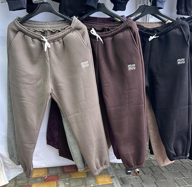 Штаны спорт TRAN (54-62) TR685 beige (деми)