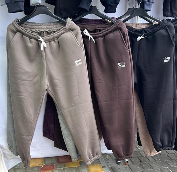 Штаны спорт TRAN (54-62) TR686 brown (деми)