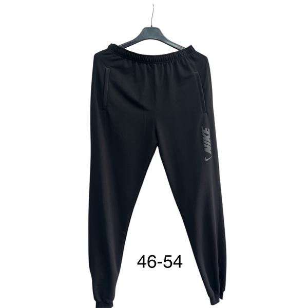 Штаны спорт TRAN (46-54) TR712 black (деми)