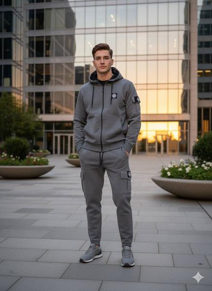 Костюм спорт Moranny (S-2XL) MR507 grey (деми)