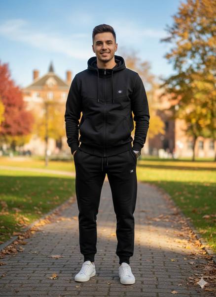 Костюм спорт Moranny (S-2XL) MR508 black (деми)