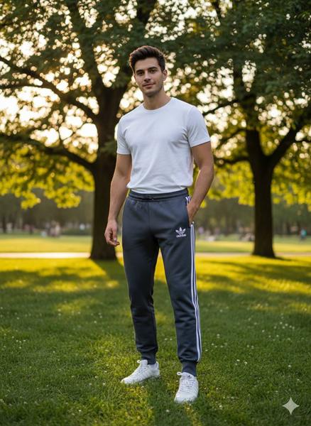 Штаны спорт Moranny (S-2XL) MR517 grey (деми)