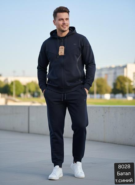 Костюм спорт Moranny (2XL-6XL) 8028 navy (деми)