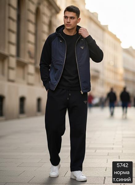 Костюм спорт Moranny (S-2XL) 5742 navy (деми)