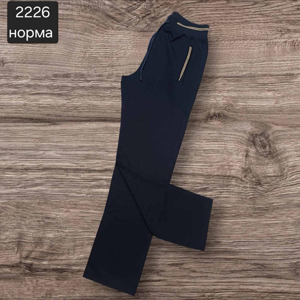 Штаны спорт Moranny (S-2XL) 2226 navy (деми)