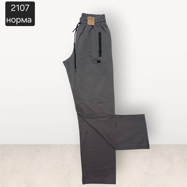Штаны спорт Moranny (S-2XL) 2107 grey (деми)