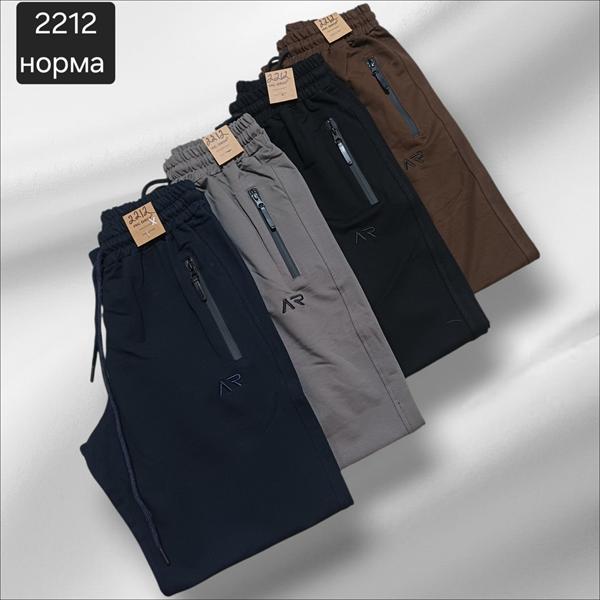 Штаны спорт Moranny (S-2XL) 2212 navy (деми)