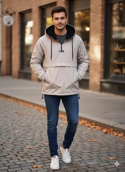 Худи Moranny (S-2XL) 2931 beige (деми)