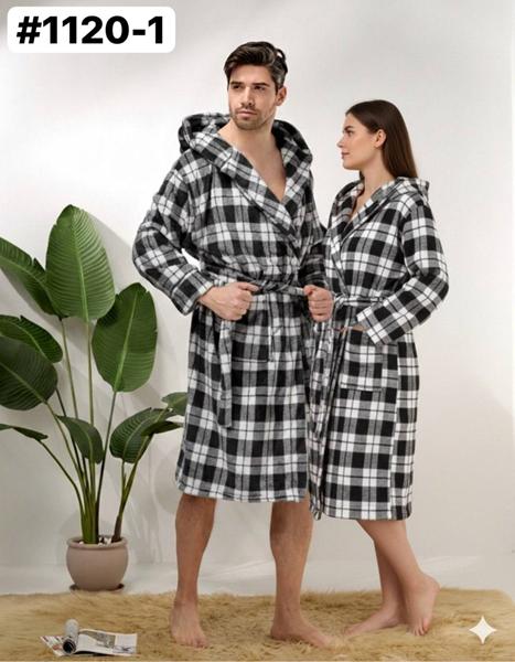 Халат BAT (46-60) 1120-1 black (деми)