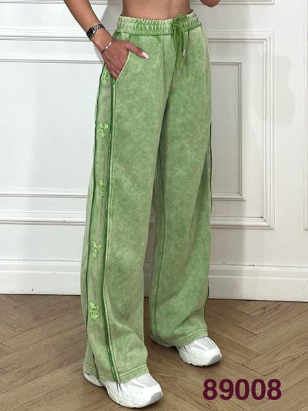 Штаны спорт Met&March (S-L) 89008 green (деми)