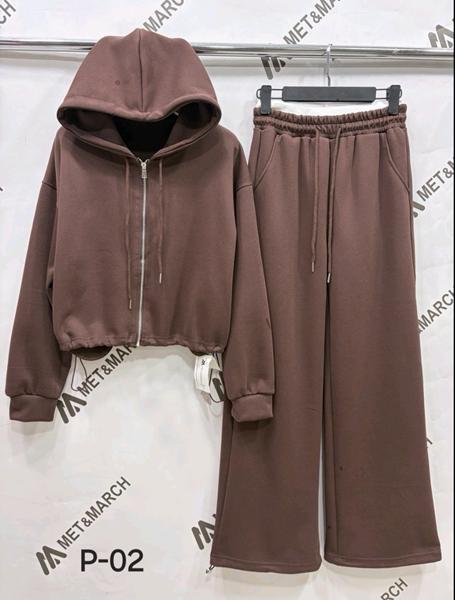 Костюм спорт Met&March (S-L) P02 brown (деми)