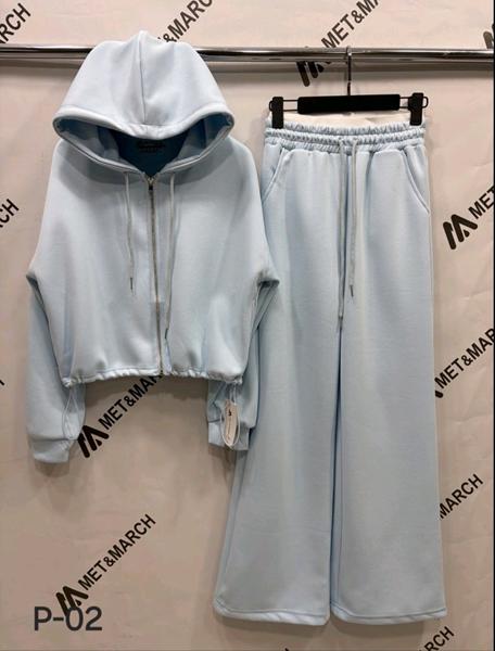 Костюм спорт Met&March (S-L) P02 l.blue (деми)