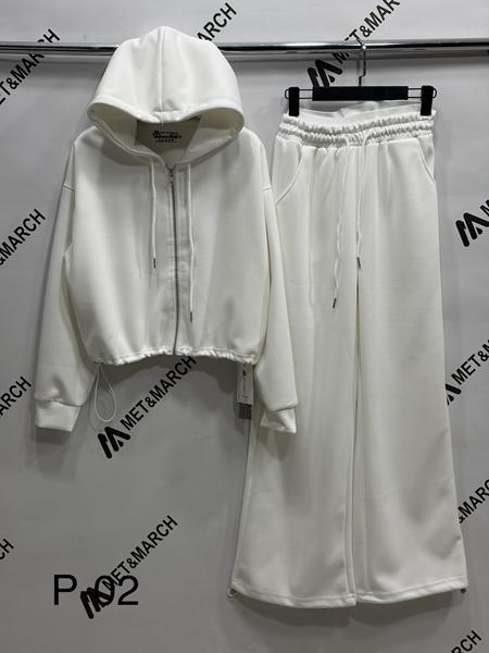 Костюм спорт Met&March (S-L) P02 white (деми)