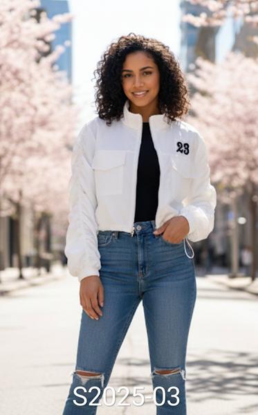 Ветровка Met&March (one size) S2025-03 white (деми)