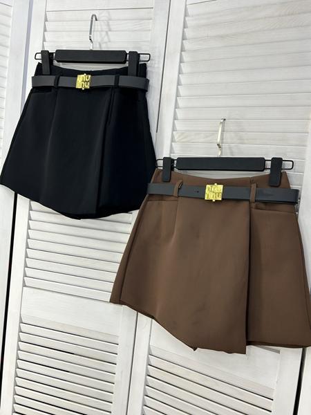 Юбка-шорты Style Nadezhda (S-L) 8257 brown (лето)