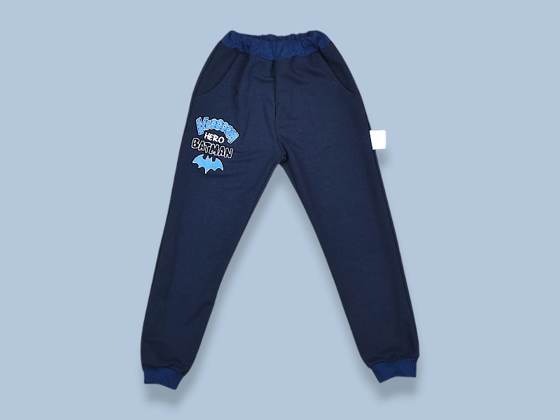 Штаны спорт Kir15 (98-128) 167-28 blue (деми)