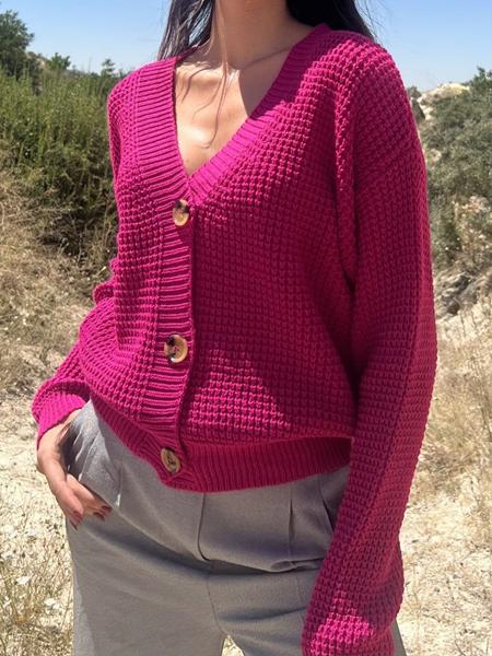 Кардиган LiZa Brend (42-46) 009 crimson (деми)