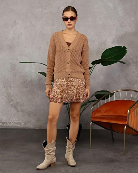 Кардиган LiZa Brend (42-46) 009 l.brown (деми)