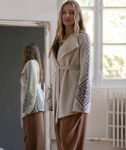 Кардиган LiZa Brend (44-50) 1104 l.grey (деми)