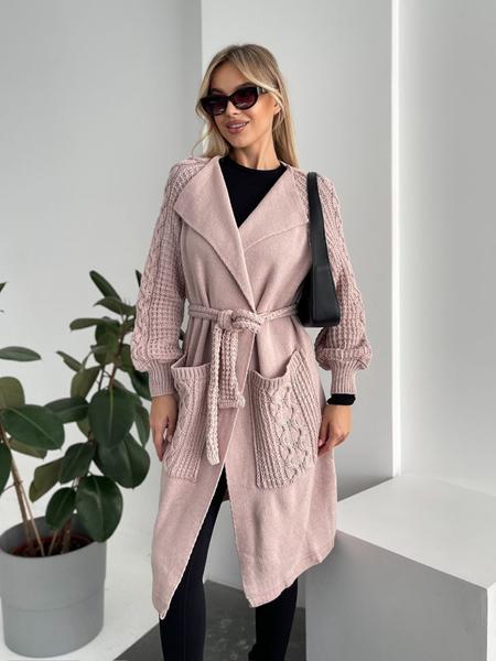 Кардиган LiZa Brend (42-52) 1105 beige (деми)