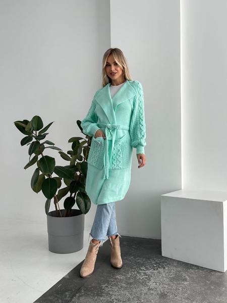 Кардиган LiZa Brend (42-52) 1105 mint (деми)