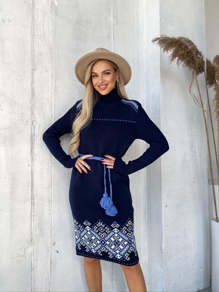 Платье LiZa Brend (42-48) 1106 navy (зима)