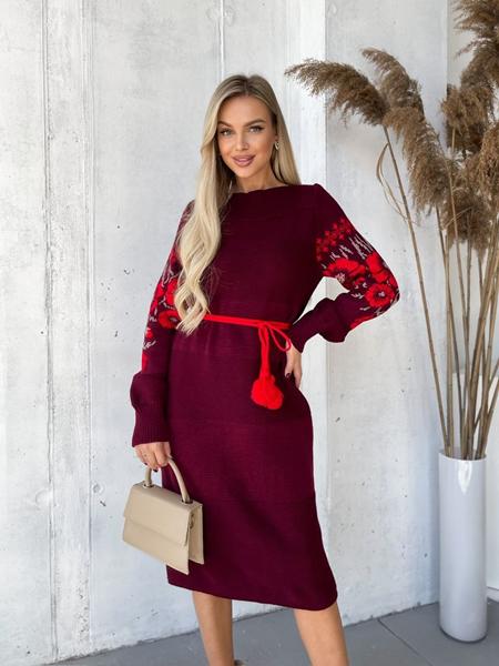 Платье LiZa Brend (44-52) 1107 wine (зима)