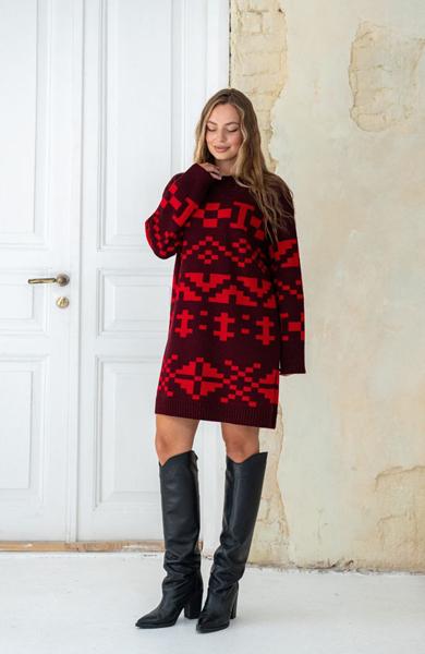 Туника LiZa Brend (44-54) 1110 brown (зима)