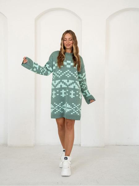 Туника LiZa Brend (44-54) 1110 mint (зима)