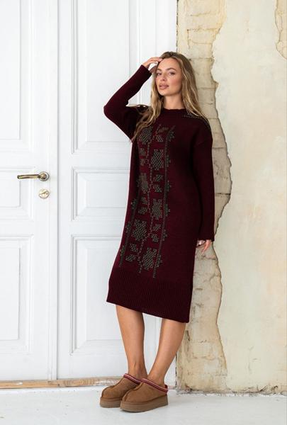 Платье LiZa Brend (44-56) 1112 wine (зима)