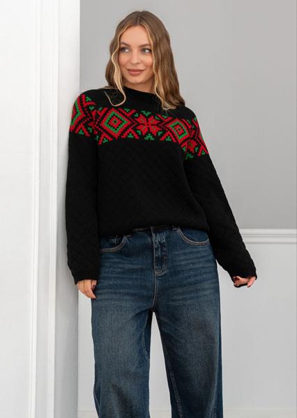 Свитер LiZa Brend (42-50) 1114 black (зима)