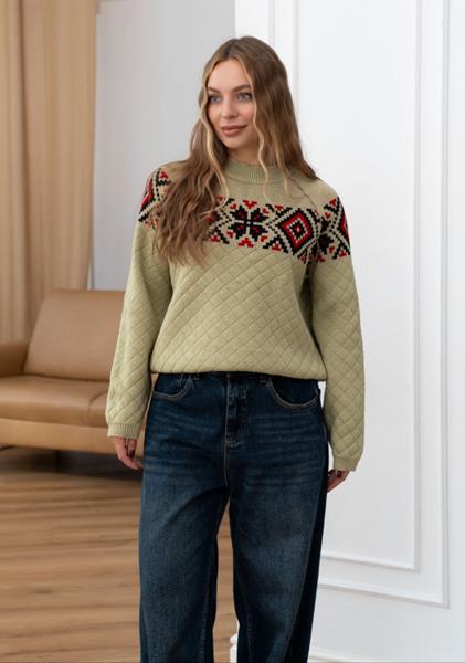 Свитер LiZa Brend (42-50) 1114 mint (зима)