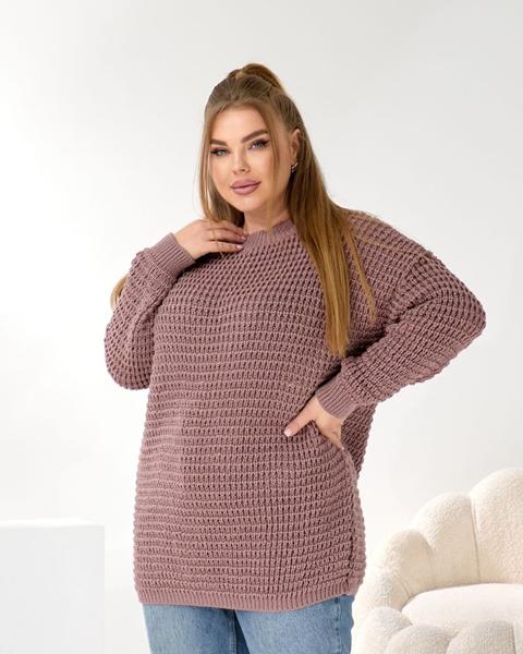 Свитер LiZa Brend (46-60) 1115 l.brown (зима)