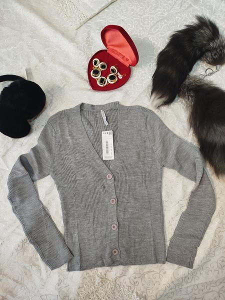 Кардиган LiZa Brend (42-46) 3135 grey (деми)