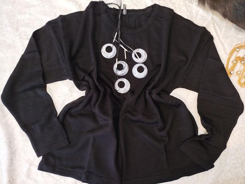 Свитер LiZa Brend (46-50) 5833 black (деми)