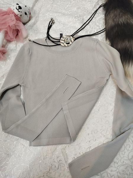 Топ LiZa Brend (46-50) 6548 grey (деми)