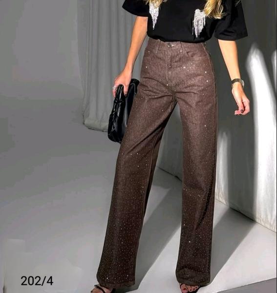 Джинсы Jeans Style (26-31) 202-4 brown (деми)