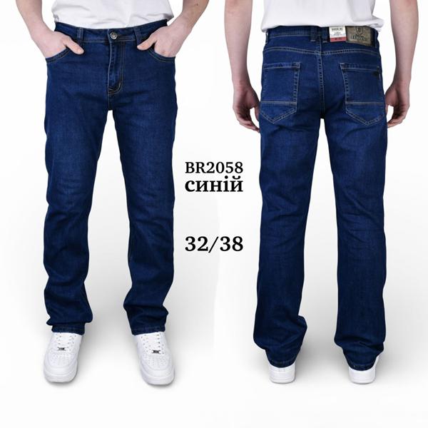 Джинсы Baron Jeans (32-38) 2058 navy (деми)