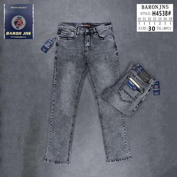 Джинсы Baron Jeans (30-38) 4538 d.grey (деми)