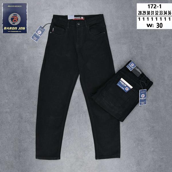 Джинсы Baron Jeans (28-36) 172-1 black (деми)
