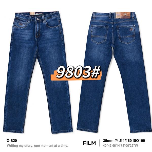 Джинсы Baron Jeans (32-40) 9803 navy (деми)