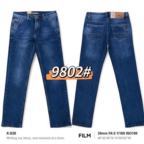 Джинсы Baron Jeans (32-38) 9802 navy (деми)