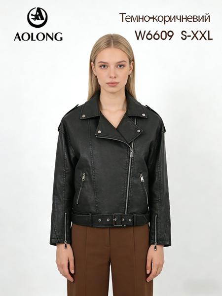 Куртка Immei (S-2XL) W6609 brown (деми)