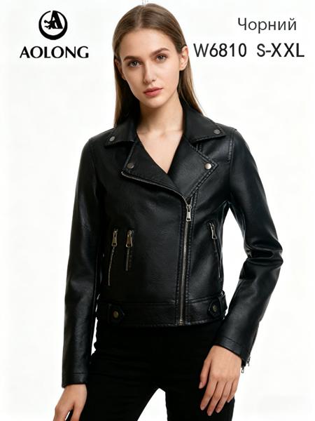 Куртка Immei (S-2XL) W6810 black (деми)