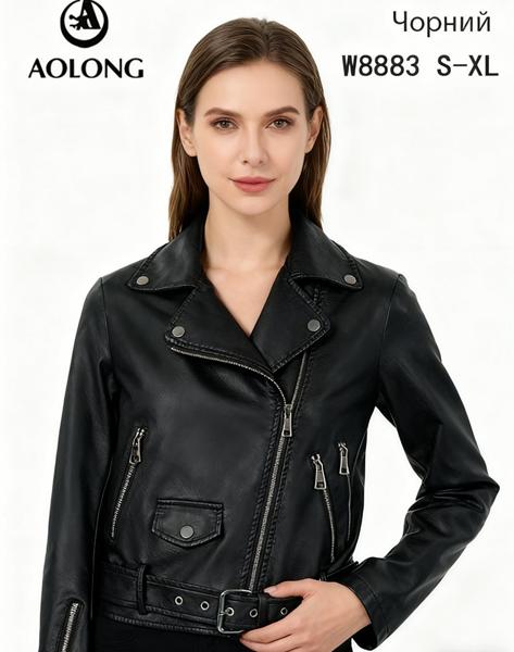 Куртка Immei (S-2XL) W8883 black (деми)