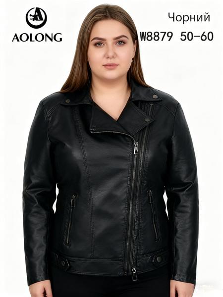 Куртка Immei (50-60) W8879 black (деми)