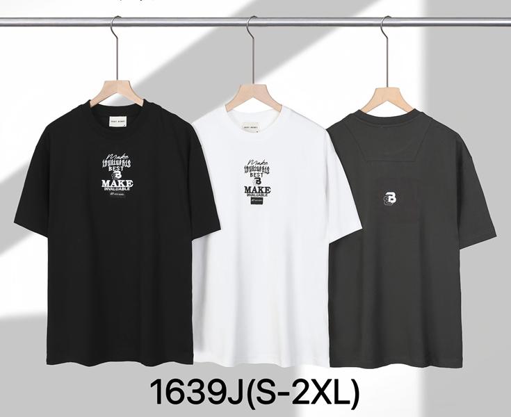 Футболка LiOpt (S-2XL) 1639J black (лето)