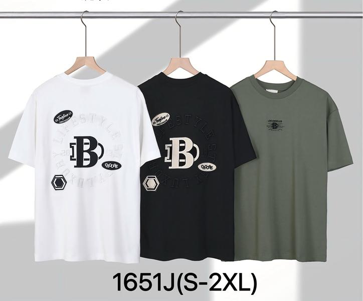 Футболка LiOpt (S-2XL) 1651J black (лето)