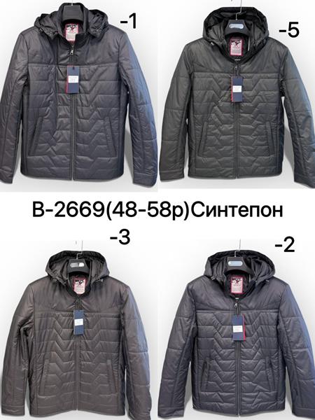 Куртка LiOpt (48-58) B2669-2 black (деми)