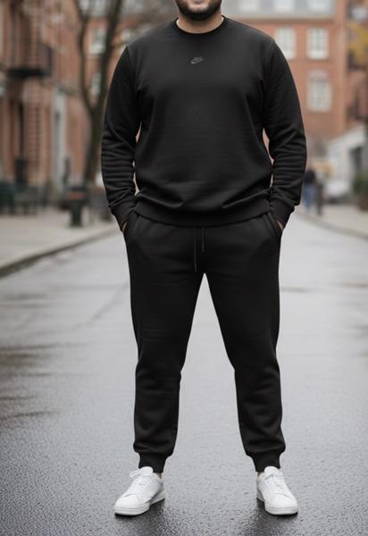 Костюм спорт Zalov (54-62) ZW1216 black (деми)